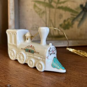 Lenox 1989 Locomotive Train Ornament Yuletide Express Collection With Box EUC